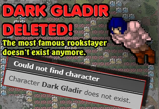 Dark Gladir deleted! The most famous rookstayer doesn’t exist anymore.