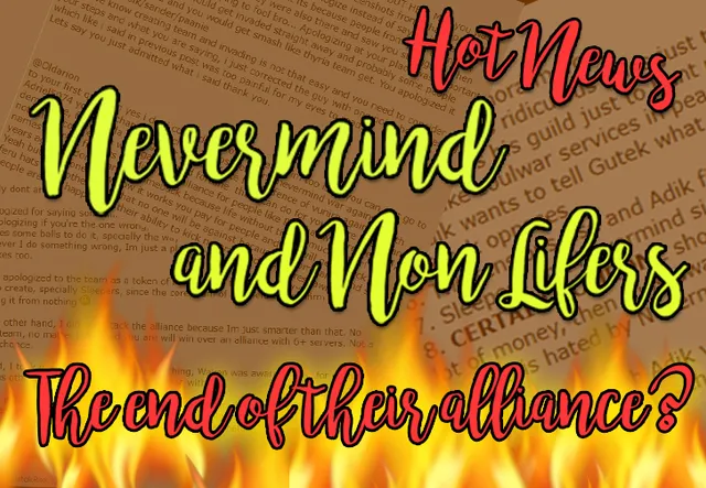 The end of the alliance between Non Lifers and the Nevermind leaders.