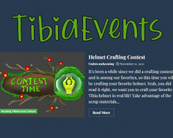 Craft a real-size helmet for TibiaEvents.com!